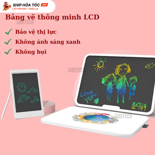 Bảng vẽ tự xóa điện tử cỡ lớn, bảng viết vẽ thông minh cỡ lớn 15,19 inch màn hình LCD đa sắc đồ họa đẹp kèm bút dạy học