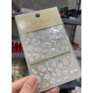 Sticker 5D Hoa Nổi Dán Móng