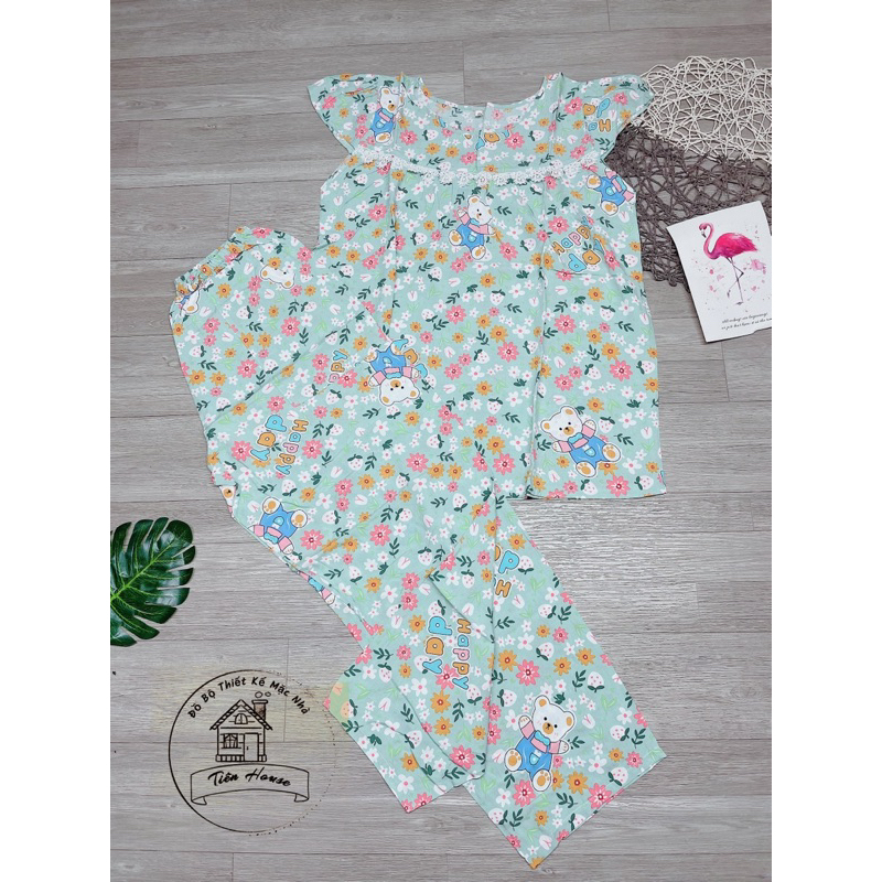 🌸Bộ tole tay ngắn quần dài số 3( sz 48kg - 54kg)💐