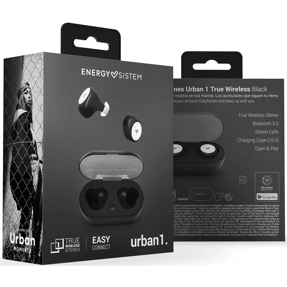 Tai Nghe Bluetooth Urban1 Công nghệ True Wireless Stereo và Bluetooth 5.0 -TTG Shop