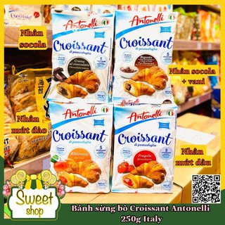 🥐🤤 Bánh sừng bò Croissant Antonelli bịch 250g - Ireland 🇮🇹🇮🇹