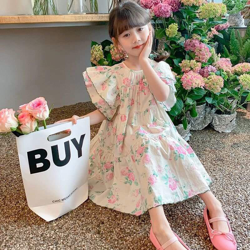 Váy bé gái từ 10-38kg bé cao từ 80-1m40cm