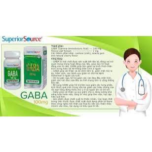 Thực phẩm bảo vệ sức khỏe GABA 100mg