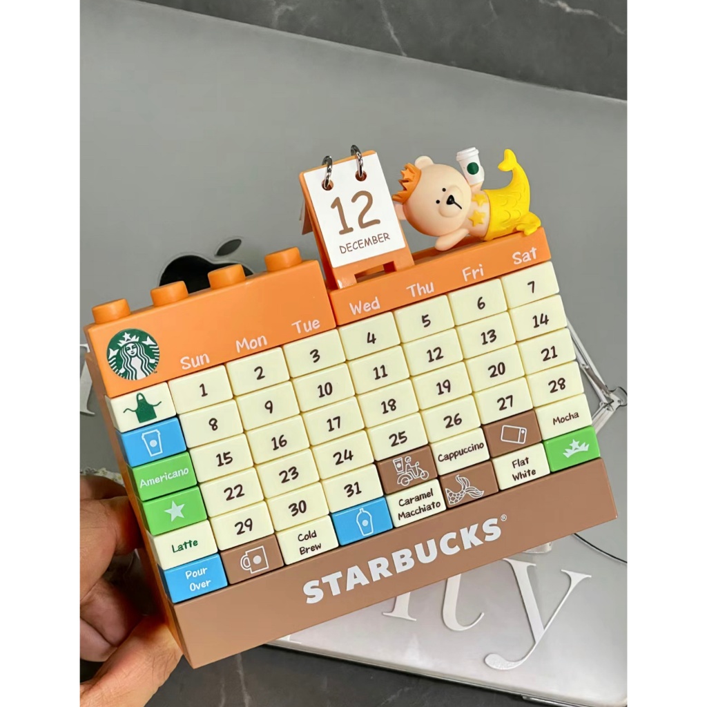 Lịch Ngày Tháng Năm Bằng Lego Tự Lắp Ráp Từ Starbucks China