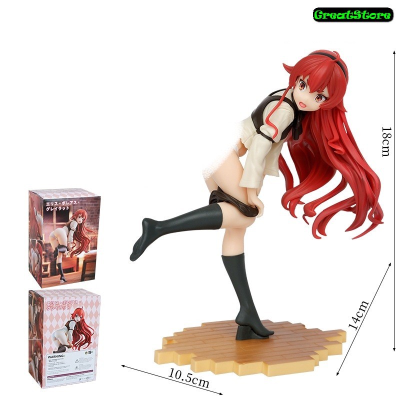 Mô hình Eris Boreas Greyrat cúi người trong Mushoku Tensei  Figure 18 cm