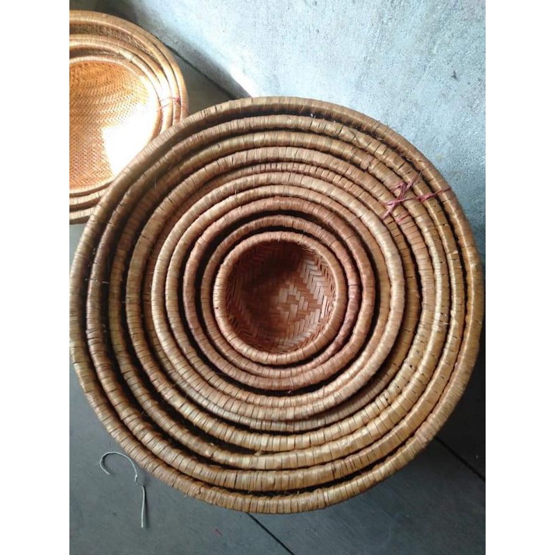 THÚNG MÂY TRE ĐAN TRANG TRÍ, ĐỰNG ĐỒ ĐỦ SIZE