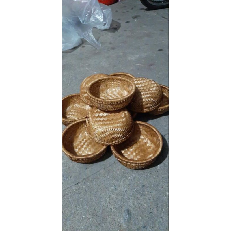 THÚNG MÂY TRE ĐAN TRANG TRÍ, ĐỰNG ĐỒ ĐỦ SIZE