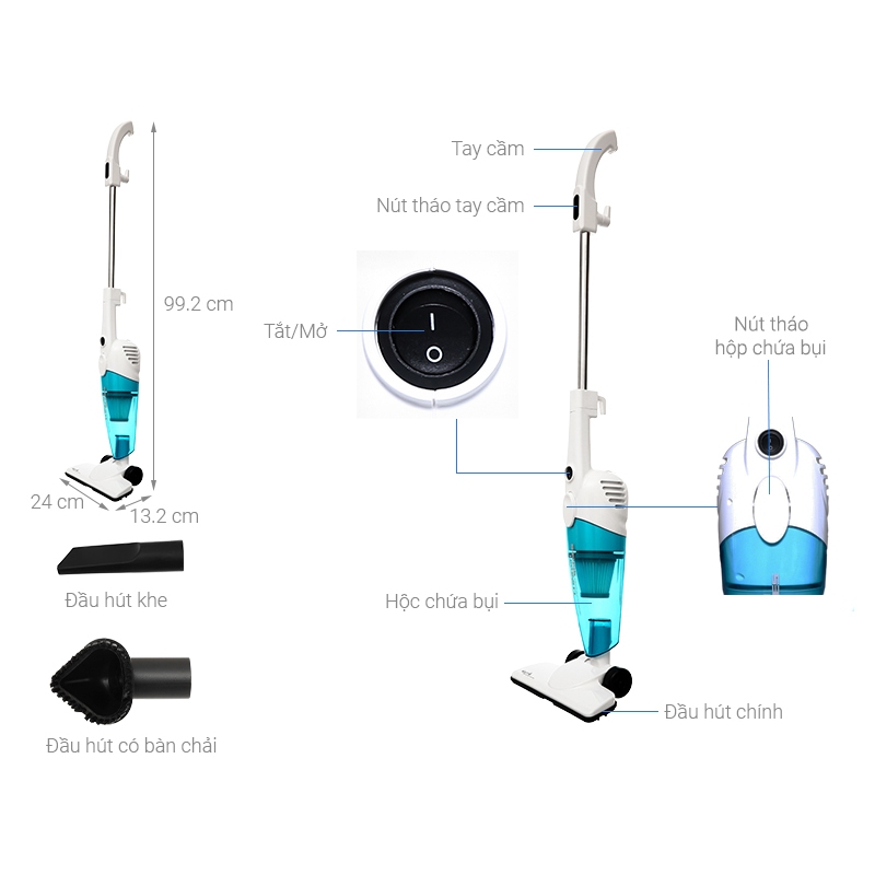 Máy Hút Bụi Cầm Tay Deerma DX118C / DX128C