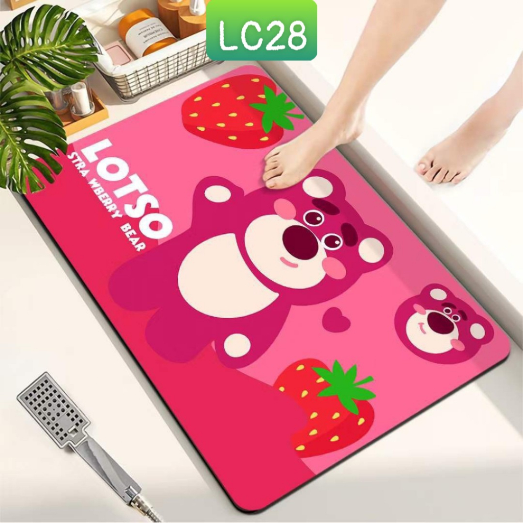 Thảm lau chân chùi chân, thảm LÔNG CỪU 40x60cm nhiều mẫu lựa chọn siêu xinh!!