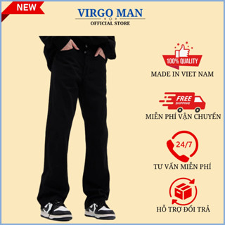 [ỐNG LOE] Quần jeans nam ống loe trơn hot trend mới nhất - Quần bò nam ống loe rettro vintage vải bò loại 1 hàng cao cấp