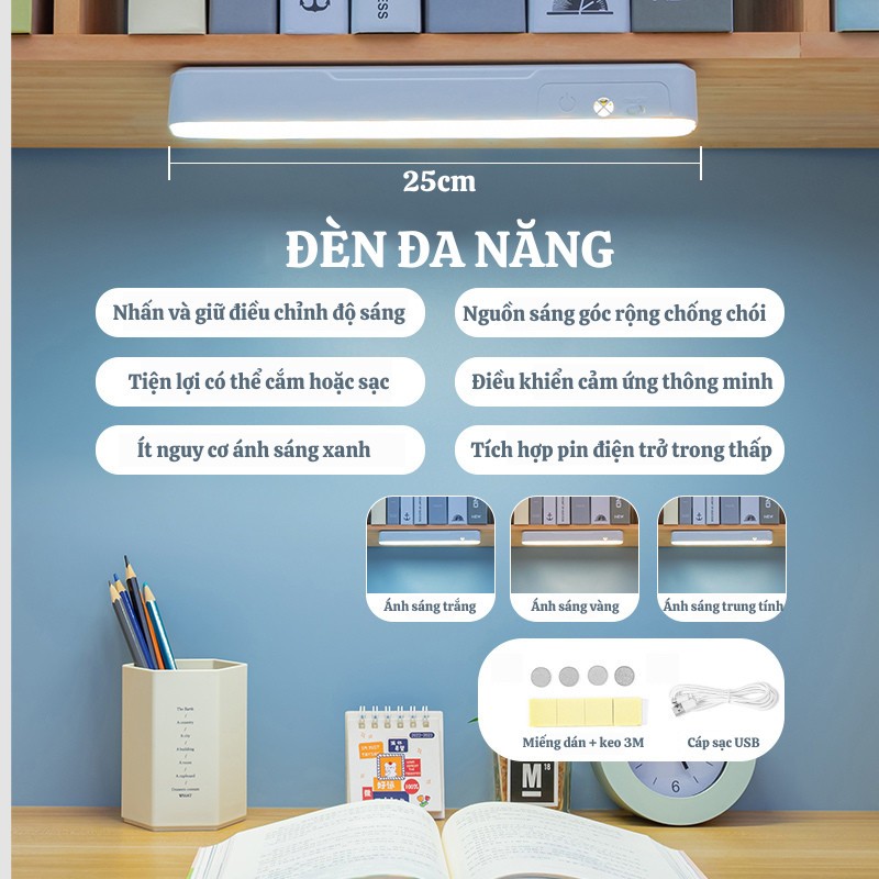 Đèn Học Led Bảo Vệ Mắt Asaki 3 Chế Độ Ánh Sáng Cao Cấp