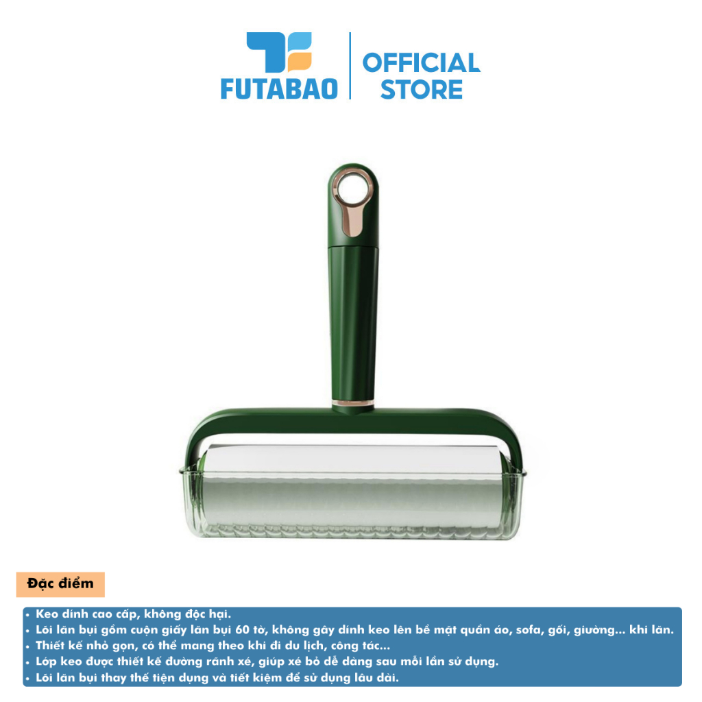 Cây Lăn Bụi Làm Sạch Quần Áo, Ga Giường, Sofa - Lõi Lăn Bụi 16cm - Cây Lăn Bụi 16cm Futabao