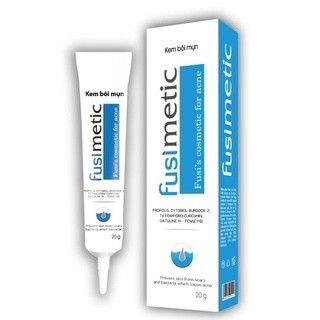 Combo 5 tuýp Kem Bôi Mụn Fusimetic Tuýp 20g Làm Mờ Vết Thâm Sẹo Do Mụn Giúp: cải thiện làn da bị tổn thương do mụn