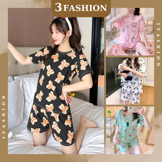 Đồ bộ nữ đồ mặc nhà tay ngắn dễ thương vải thun bền đẹp mềm mát đàn hồi tốt - N05