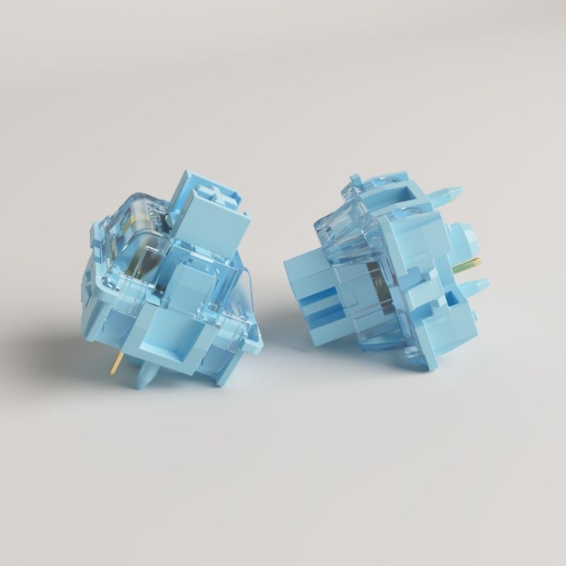 Switch cream yellow/blue v3 pro, công tắc bàn phím cơ cream akko v3 pro