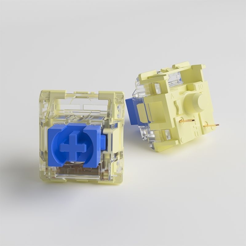 Switch bàn phím TTC Golden Blue, công tắc bàn phím cơ clicky