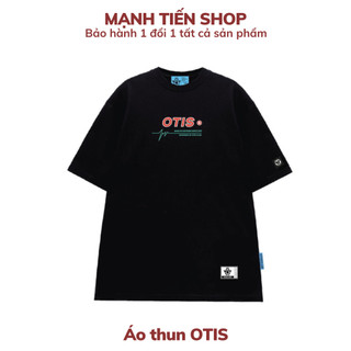  Áo thun unisex nam nữ kiểu tay lỡ mặc đều được in chữ OTIS