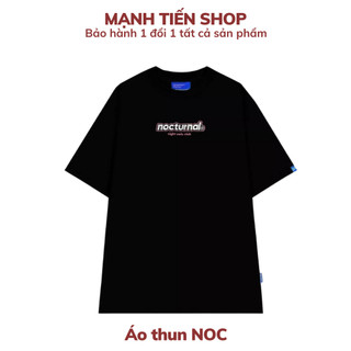 Áo thun tay lỡ unisex nam nữ mặc đều được in chữ NOC