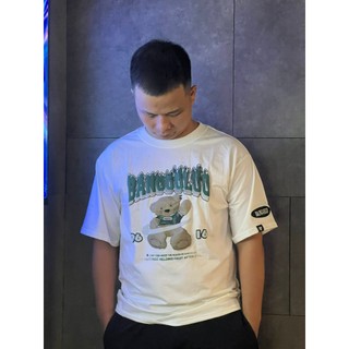 Áo thun tay lỡ nam nữ bigsize nam nữ đều mặc được in chữ và hình nổi BAD