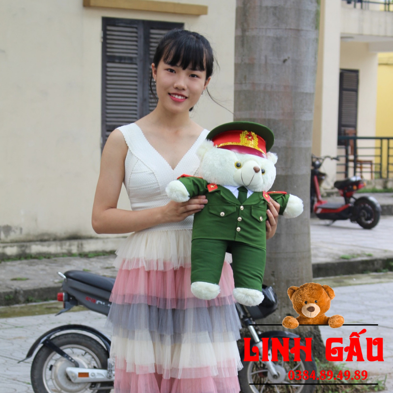 Gấu bông cảnh sát công an 55cm