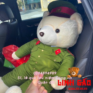 Gấu bông công an 1m2