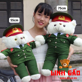 Gấu bông cảnh sát công an 55cm