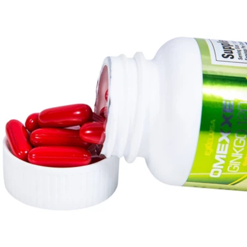 Viên uống Omexxel Ginkgo 120 Exelusa hỗ trợ tăng cường tuần hoàn máu não, tốt cho tim mạch (60 viên)