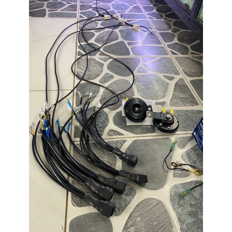 Bộ Còi Denso Chính Hãng Kèm Mạch Relay