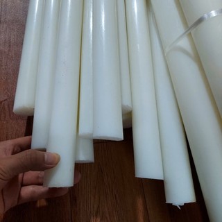 Thanh tròn đặc nhựa pa6 phi 20 phi 25 phi 30 phi 35 phi 40 phi 45 phi 50 phi 55 dài 1m