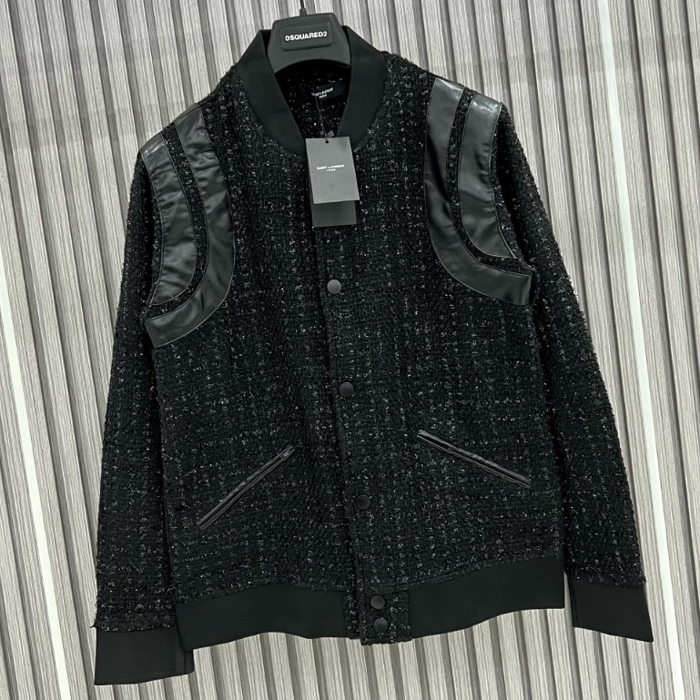 Áo khoác Dạ Teddy kim tuyến nhũ full ảnh thật - Áo Khoác Bomber Kim Tuyến Phối Vai Da Hàng Loại 1 Chất lượng cao