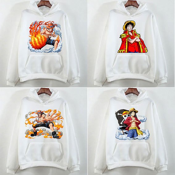 áo Hoodie One piece , áo luffy one piece in theo yêu cầu