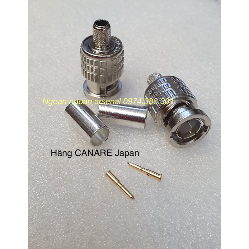 Jack Bnc camera chuẩn SDI hàng cao cấp kim đồng mạ vàng 24k. Báo giá 1 cái