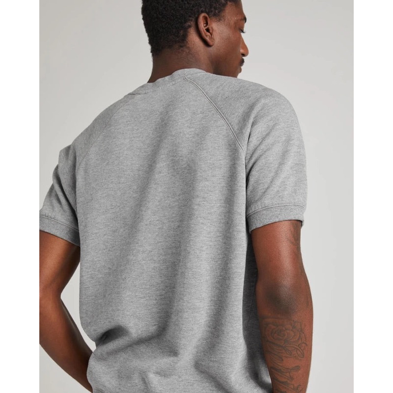 Áo thun nỉ bông unisex R1CHER xuất dư