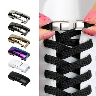 Set 2 Khóa Kim Loại Không Cần Buộc Dây Giày Cho Giày Thể Thao, Sneaker Nam Nữ