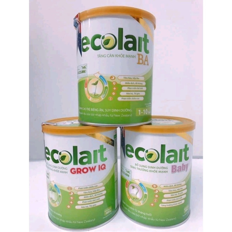 Sữa Ecolait các loại 900g