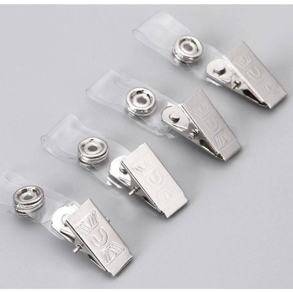 1 cái kẹp bảng tên sắt - Kẹp sắt quai trong