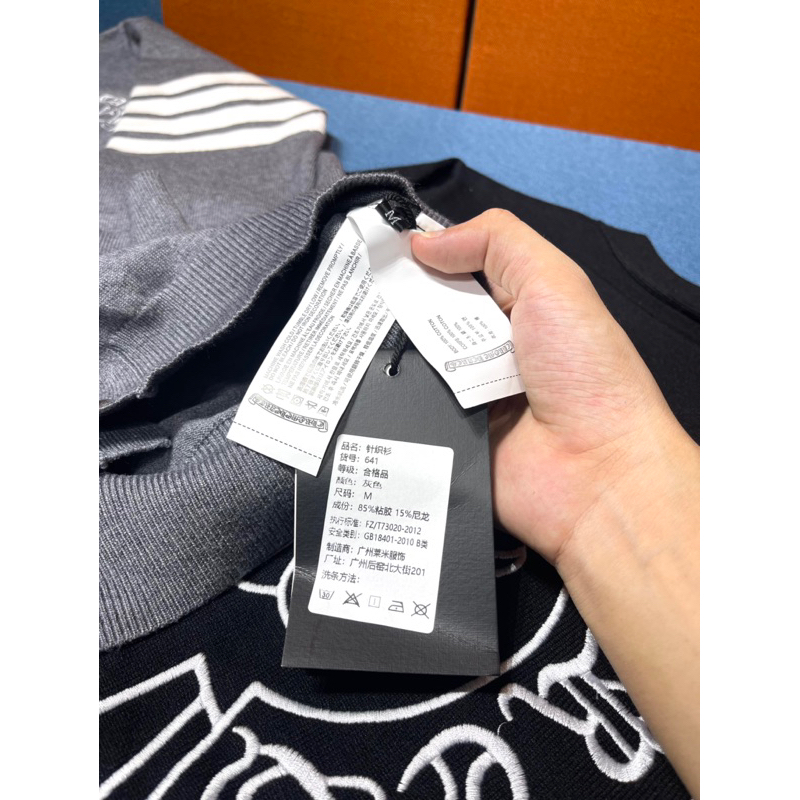 Áo Len Cardigan Chrrome Hearrts siêu hot Cao Cấp Logo thêu Khuy Kim Loại
