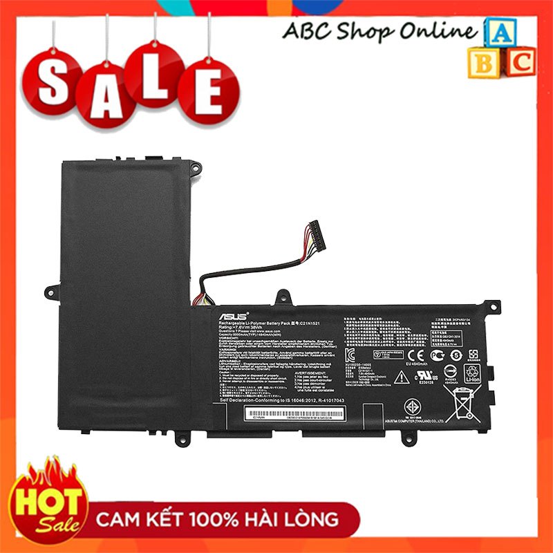 Pin Laptop ASUS VivoBook E200HA-1A E200HA-1B E200HA X206HA C21N1521 C2IN1521