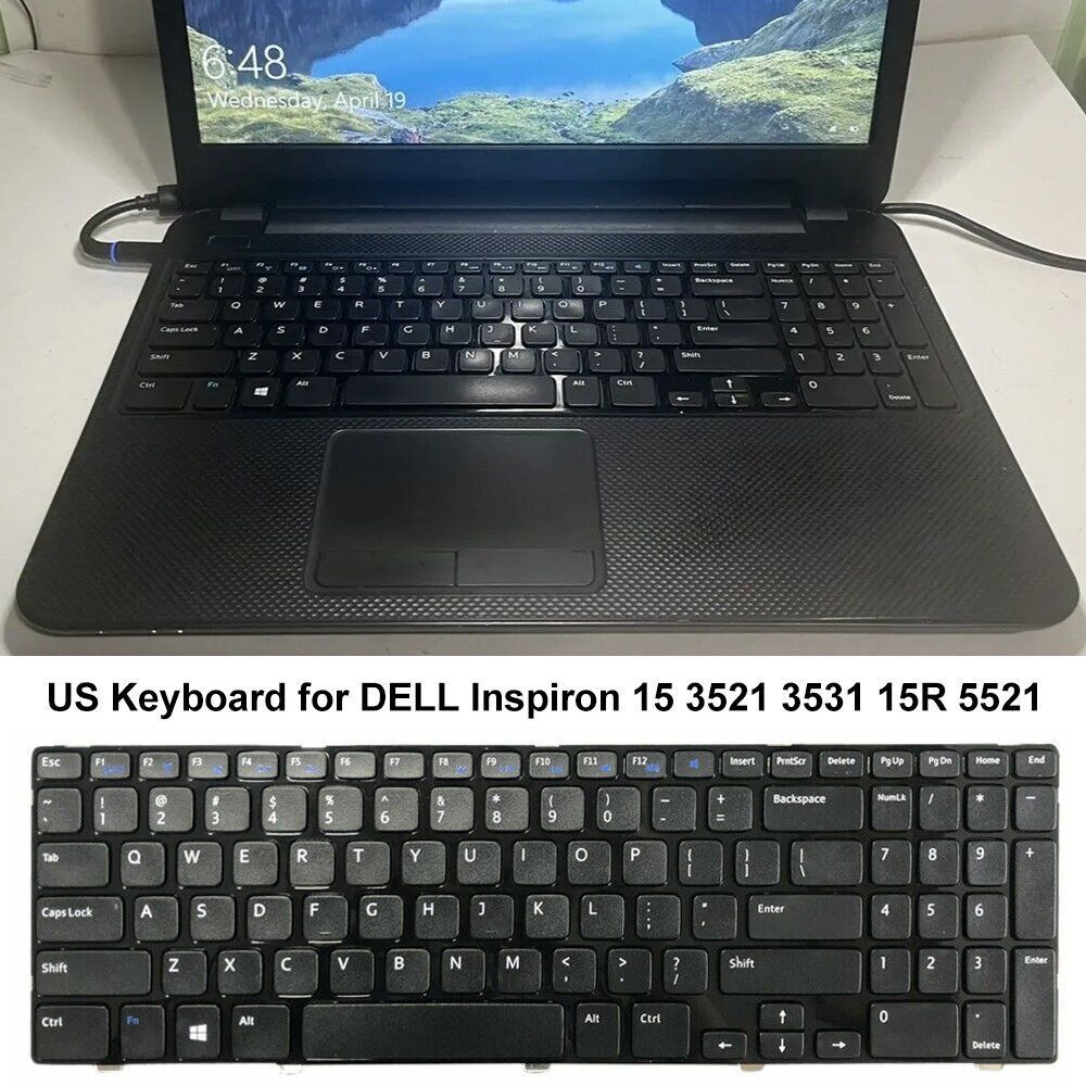 Bàn phím laptop Dell Inspiron 15 15R 3521 3531 3537 5521 5537 5535 Vostro 2521 Latitude 3540 ZIN