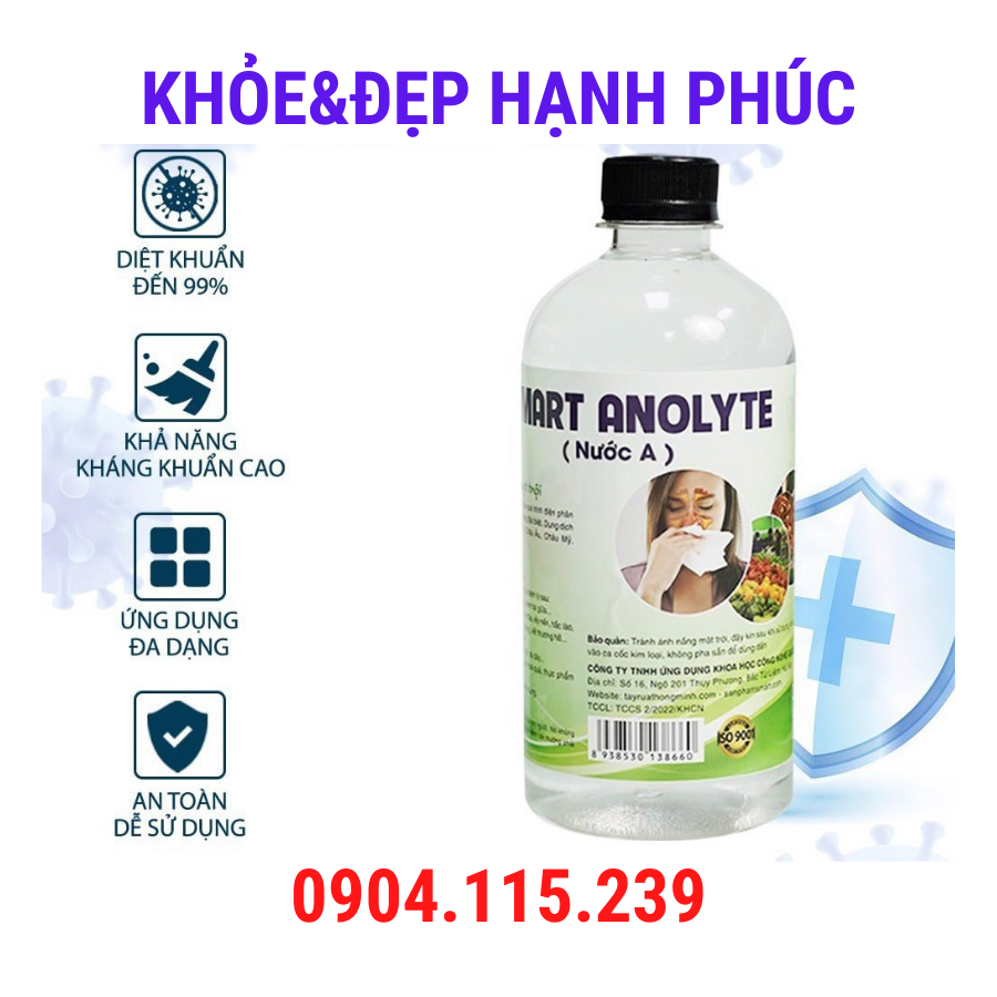 Nước muối súc miệng Smart A – 500ml/chai