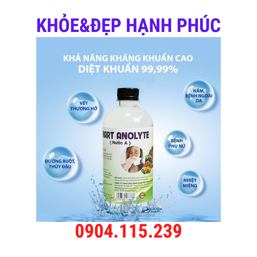 Nước muối súc miệng Smart A – 500ml/chai