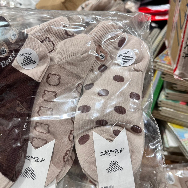 Sỉ 10 đôi tất hình gấu mẫu mới, vớ hình