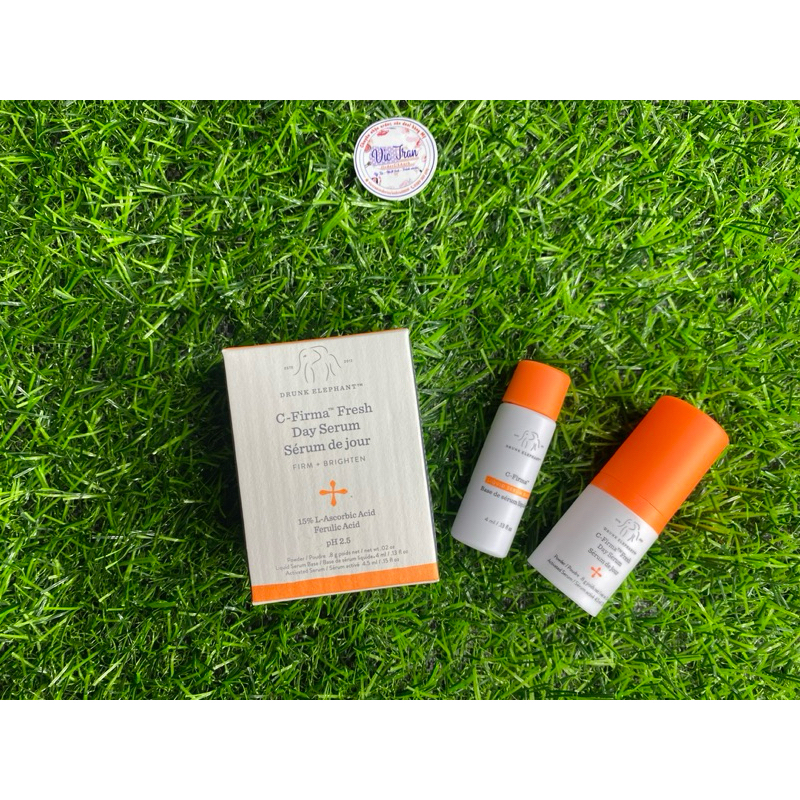 (BILL US) - Vitamin C Drunk Elephant C-Firma Fresh Vitamin C Serum giúp sáng da full box 4ml liquid 