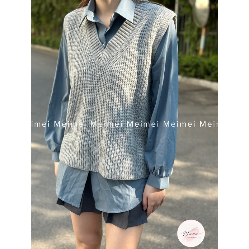 Set áo chân váy 3 chi tiết