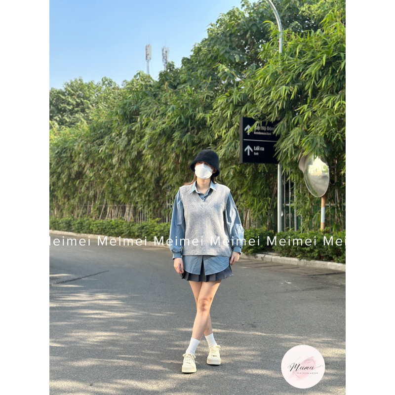 Set áo chân váy 3 chi tiết