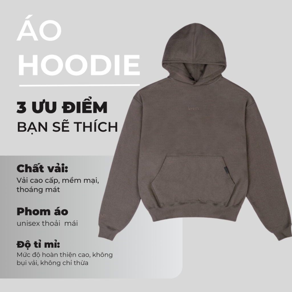 Áo khoác Hoodie Boxy Nam, Nữ Hoodie Basic Unisex,Basic