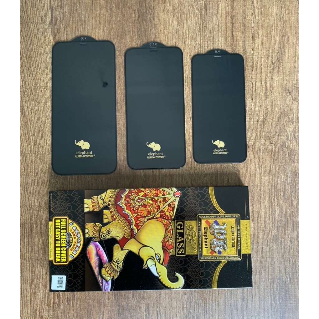 Kính cường lực iPhone 6D Wekome cao cấp dán màn hình cho iphone 8 plus x xmax 11 12 13 14 15 pro max