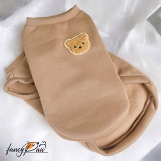 Áo nỉ bông gấu ba lỗ cho thú cưng