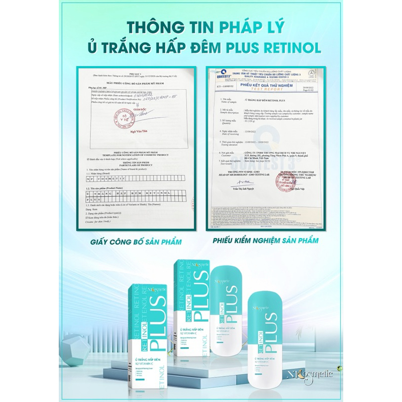 Ủ TRẮNG HẤP ĐÊM RETINOL
