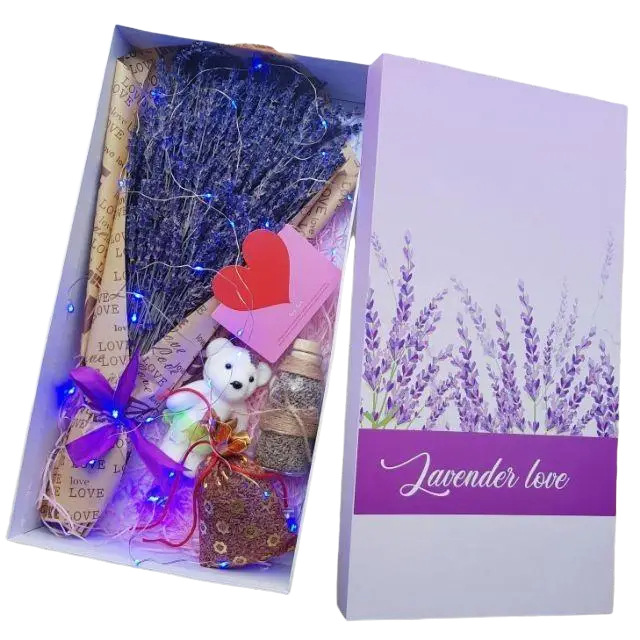 Hộp quà tặng hoa Lavender Pháp